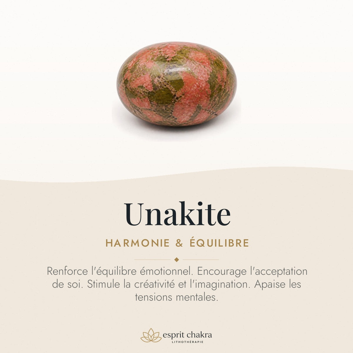 Bracelet Unakite 8 mm – Confiance Légère — vertus de la pierre