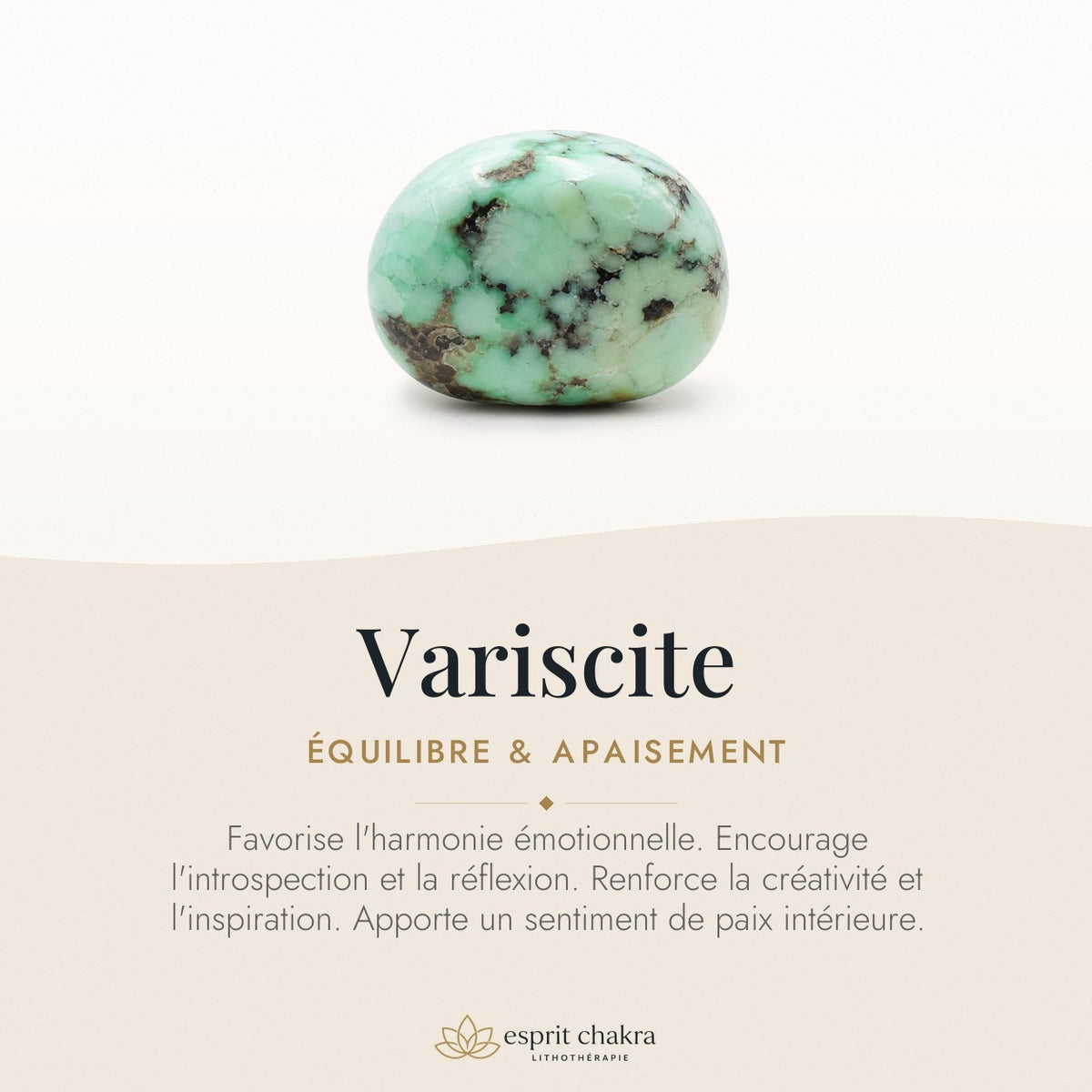 Bracelet Variscite 6 mm – Espérance Sereine — vertus de la pierre
