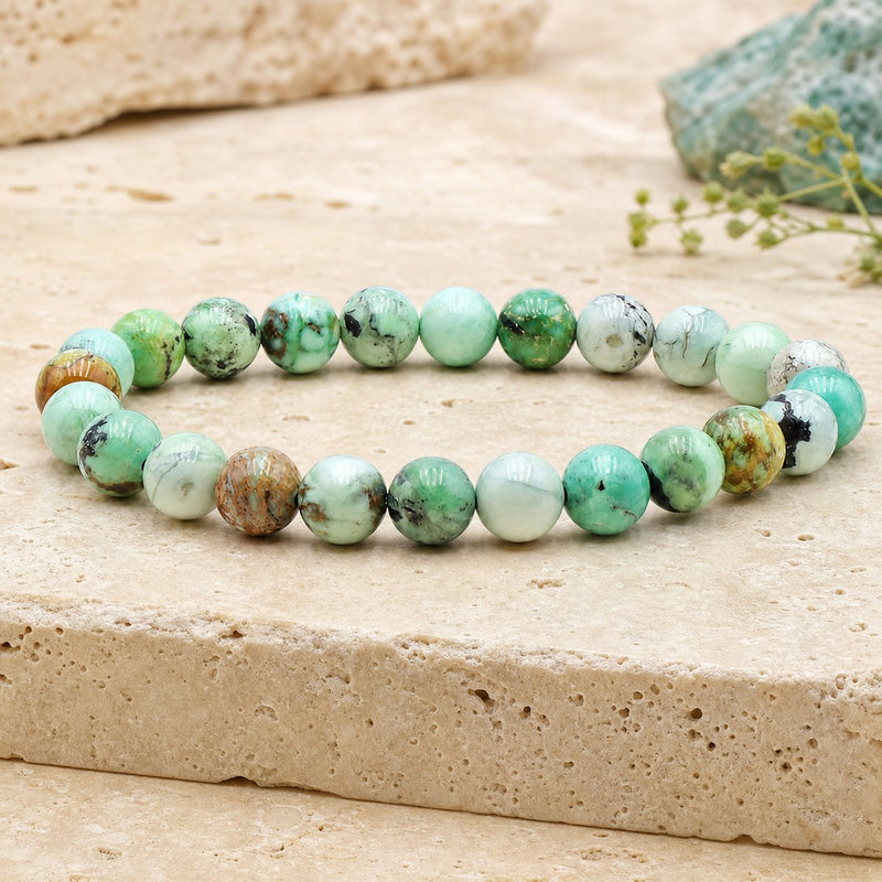 Bracelet Variscite 8 mm – Douceur de la Halte