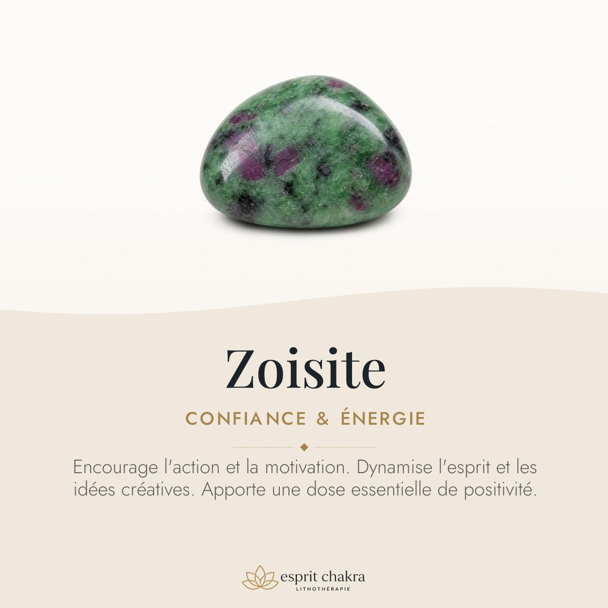 Bracelet Zoisite 10 mm – Éveil Confiant — vertus de la pierre