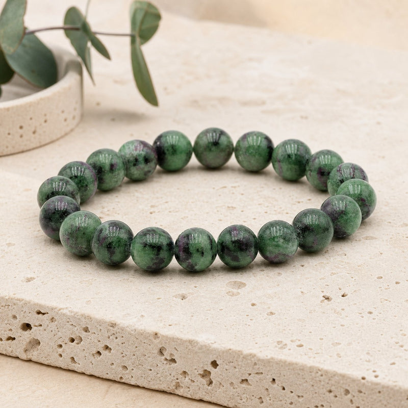 Bracelet Zoisite 10 mm – Éveil Confiant